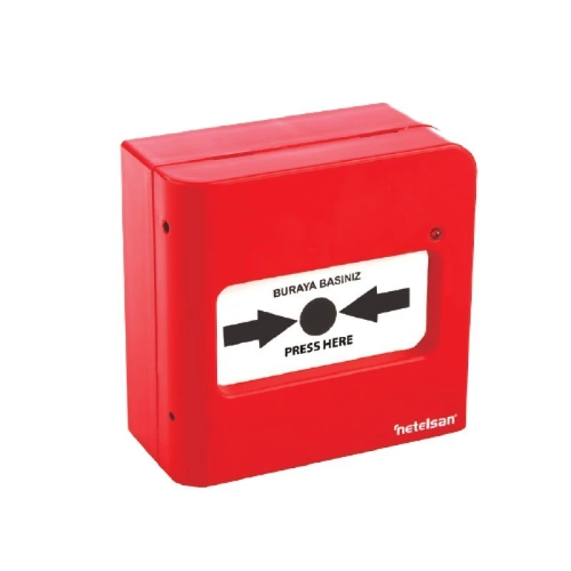 Dahili İzolatörlü Analog Adresli Yangın İhbar Butonu